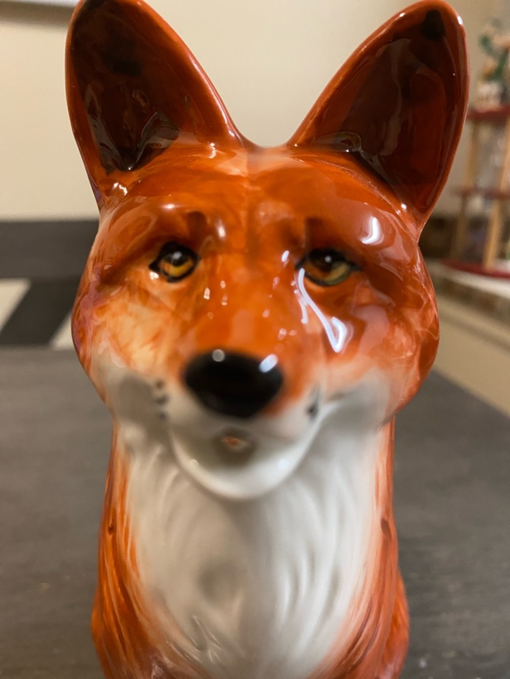 Orange Ceramic Fox Pitcher - Picture 4 of 6